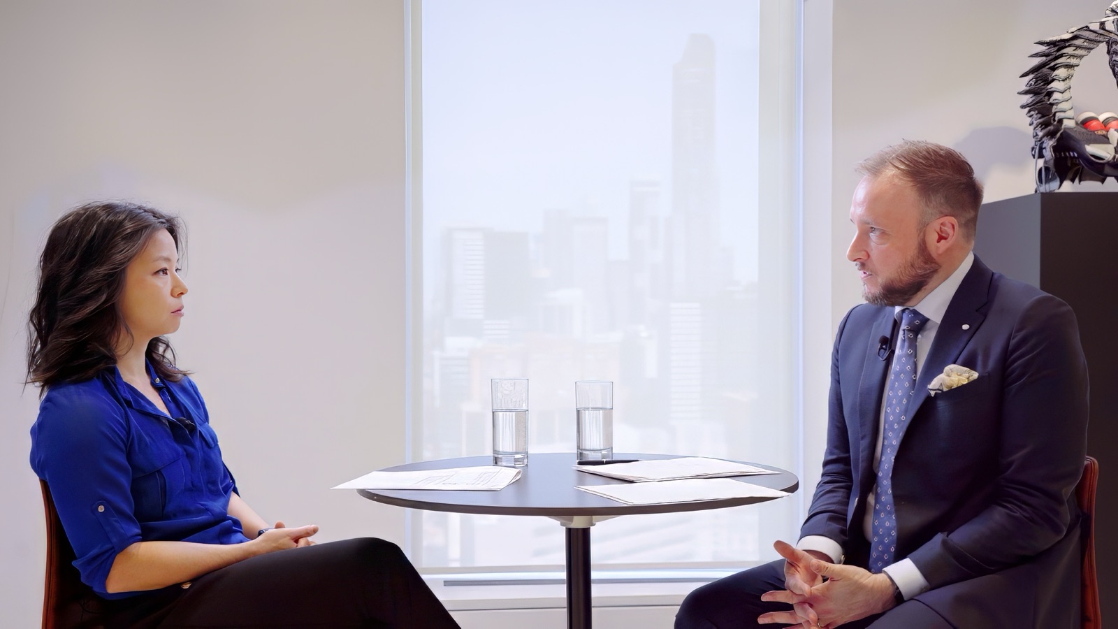 Munich Re accelerated underwriting interview, Carrie and Mike